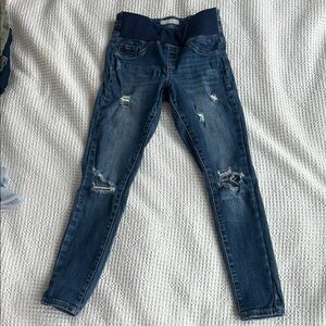 Pinkblush Women's Skinny Jeans Maternity - Dark Blue